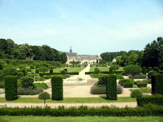 Abtei und Garten von Valloires