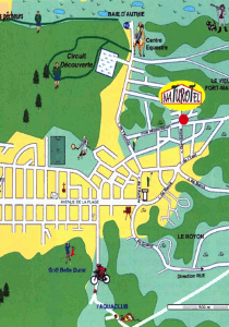 Stadtplan von Fort Mahon Plage
